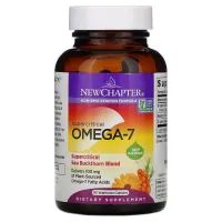 Жирные кислоты New Chapter Омега-7, Supercritical Omega-7, 60 вегетарианских капсул (NCR-90098) изображение 3