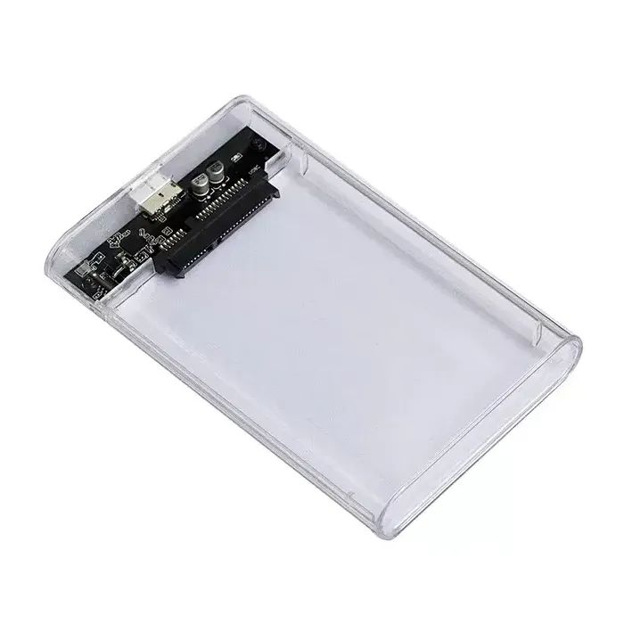Кишеня зовнішня AgeStar 2.5", USB 3.2, 12.5mm /15mm HDD/SSD Transparent (3UB2P6C (Transparent))