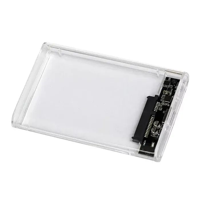 Кишеня зовнішня AgeStar 2.5", USB 3.2, 12.5mm /15mm HDD/SSD Transparent (3UB2P6C (Transparent)) зображення 2