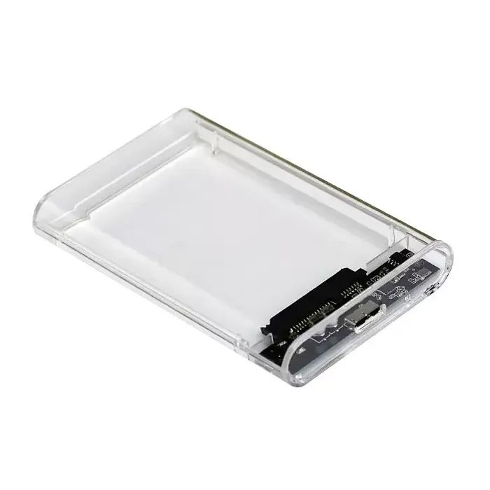 Кишеня зовнішня AgeStar 2.5", USB 3.2, 12.5mm /15mm HDD/SSD Transparent (3UB2P6C (Transparent)) зображення 3
