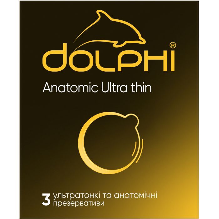 Презервативы Dolphi Anatomic Ultra Thin 3 шт. (4820144770531)