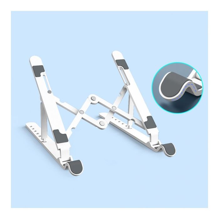 Підставка до ноутбука Orico 11-17", 7 position (15°-45°) plastic white (HS081829) зображення 2