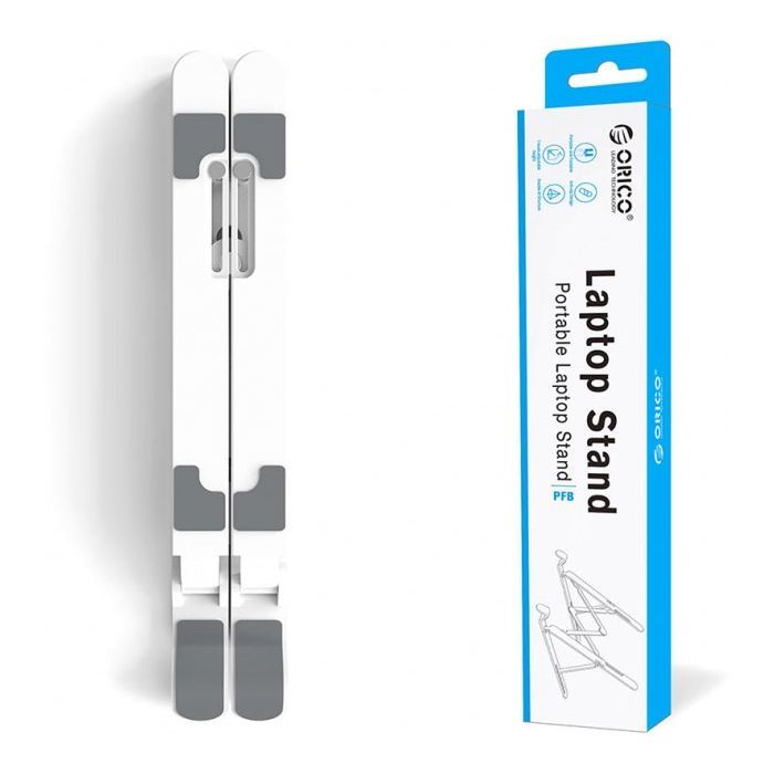 Підставка до ноутбука Orico 11-17", 7 position (15°-45°) plastic white (HS081829) зображення 4