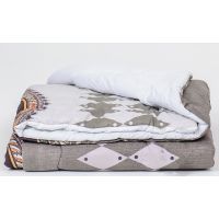Ковдра MirSon Набір Tencel Зима №3695 Print Line Myrrh (ковдра + 2 подушки середні) 172х205+2х50х70 (2200004848198) зображення 3