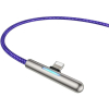 Дата кабель USB 3.1 AM to Lightning 2.0m CAL7C 1.5A 90 Purple Baseus (CAL7C-B05) изображение 4