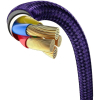 Дата кабель USB 3.1 AM to Lightning 2.0m CAL7C 1.5A 90 Purple Baseus (CAL7C-B05) изображение 6