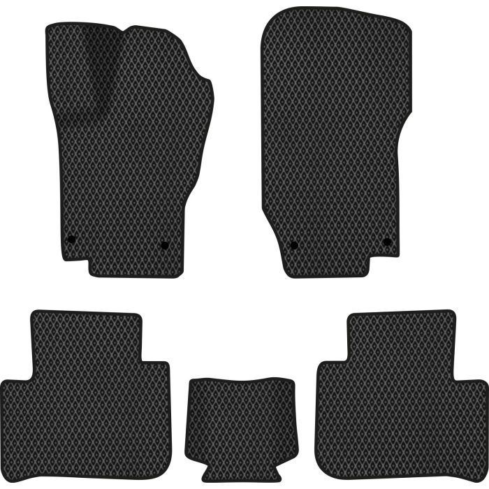 Килимок в салон EVAtech Mercedes-Benz ML-Class (W164) 2005-2011 2 поко (MB11723CD5MS4RBB)