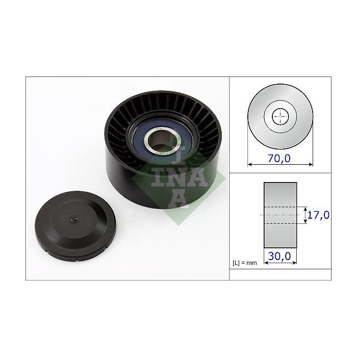 Ролик натяжителя ремня INA 531 0873 10