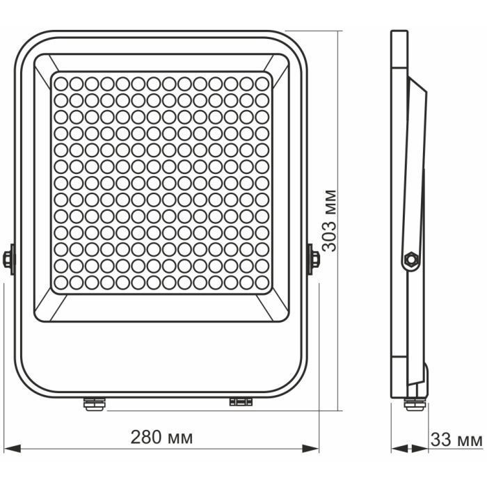 Прожектор Videx LED PREMIUM F2 150W 5000K (VL-F2-1505G) изображение 4