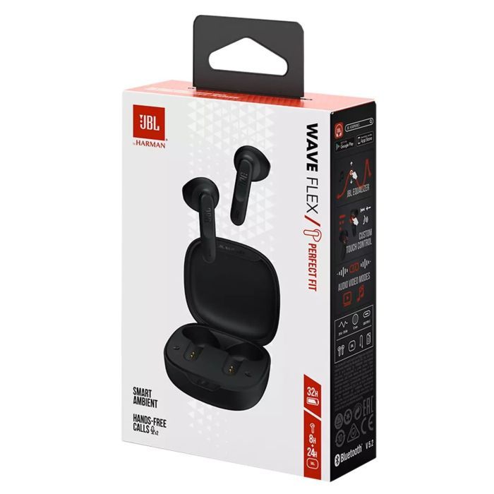 Навушники JBL Wave Flex TWS White (JBLWFLEXWHT) зображення 10