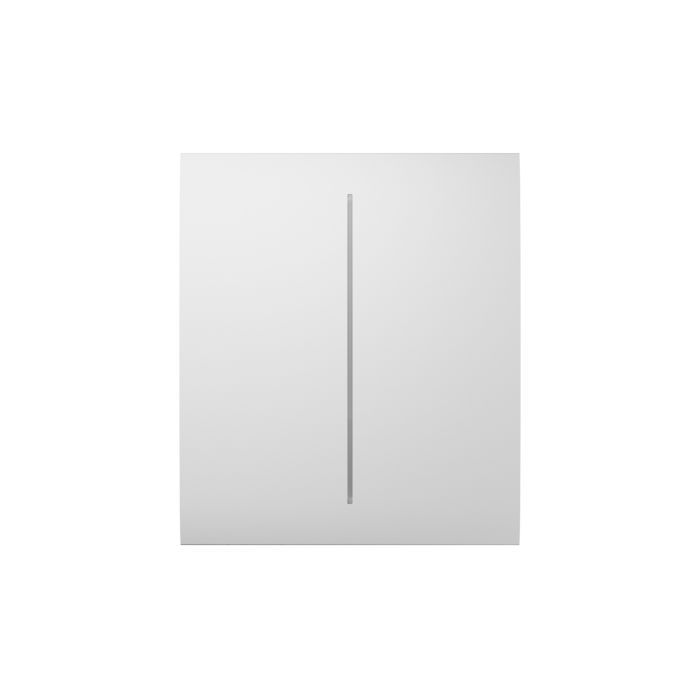Накладная панель Ajax CenterButton 2-gang/Белый (CenterButton 2-gang біла)