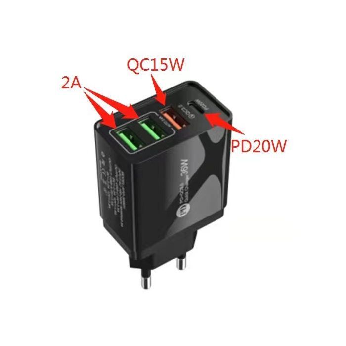 Зарядний пристрій XoKo QC-470 (APD-36W01) (QC-470-BK) зображення 4
