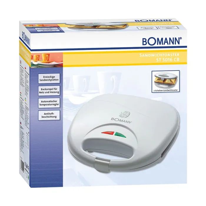 Сендвічниця Bomann ST5016 CB white (ST5016CB white) зображення 3