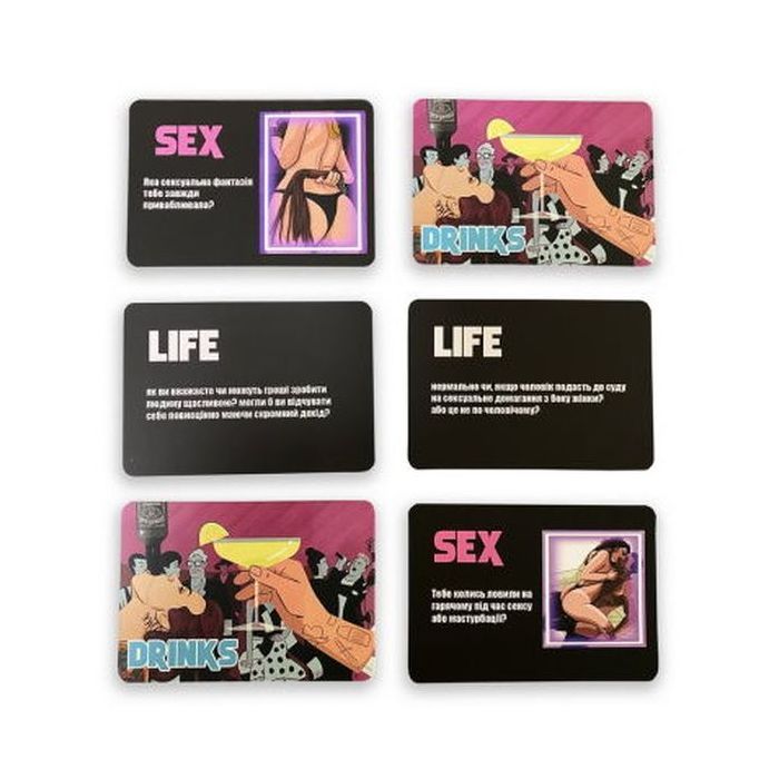 Настільна гра 18+ PLAYROOM Sex Life Drinks (ВР_SLD) зображення 2