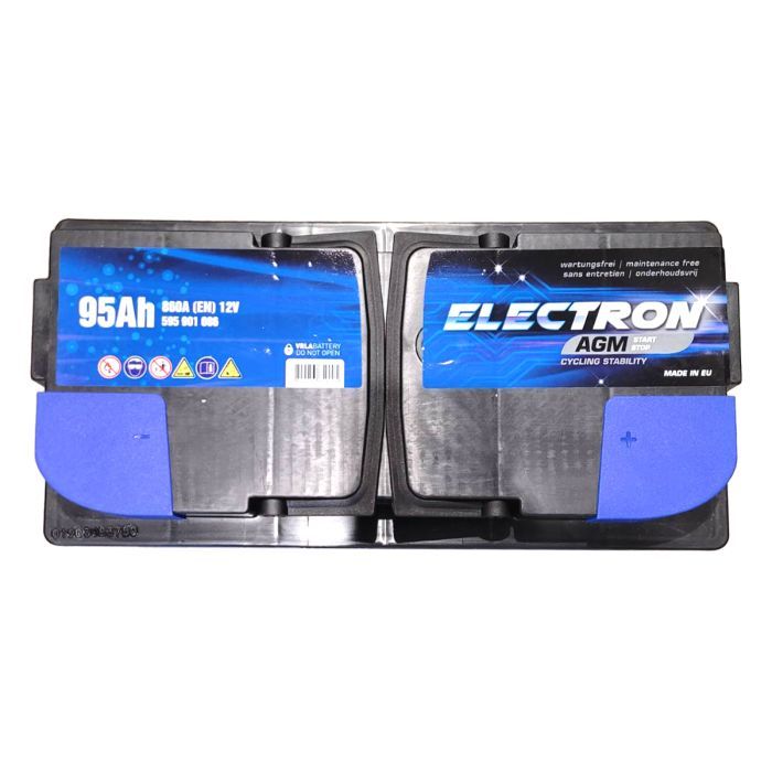 Аккумулятор автомобильный ELECTRON AGM AGM 95Ah Ев (-/+) (860EN) (595901086) изображение 2
