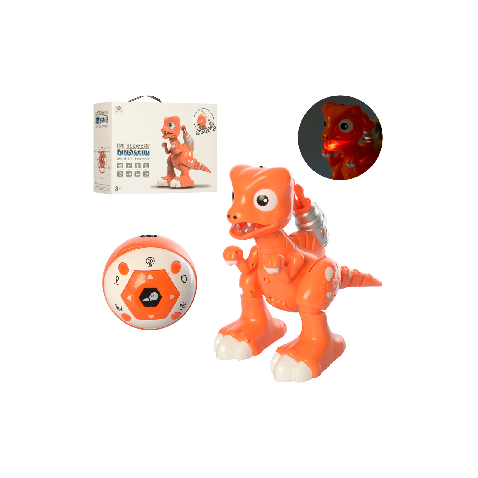 Интерактивная игрушка A-Toys Динозавр (FK603A) изображение 8