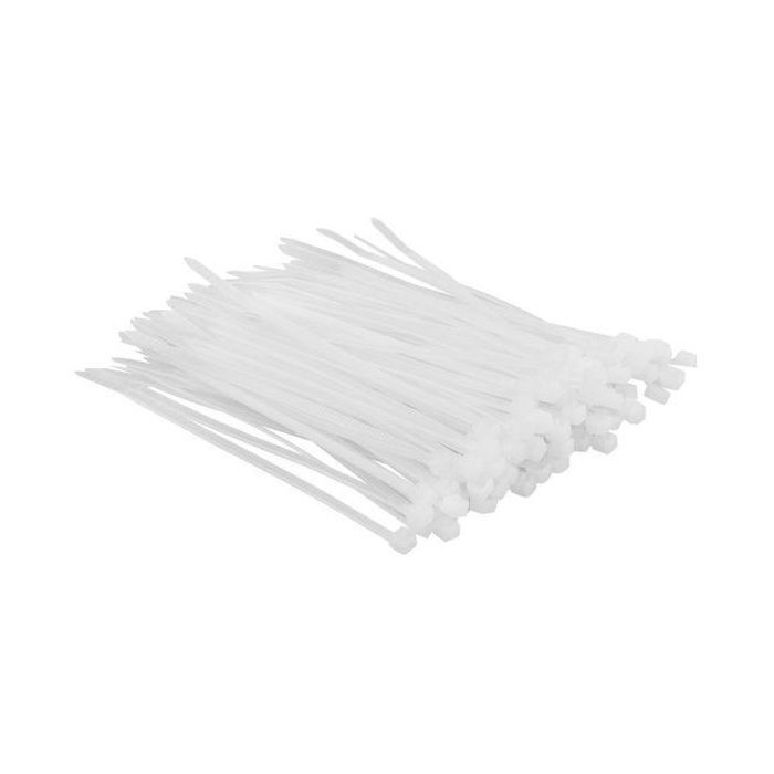 Стяжка Top Tools белая, 2.5x100 мм, пластик, 100 шт. (44E950)