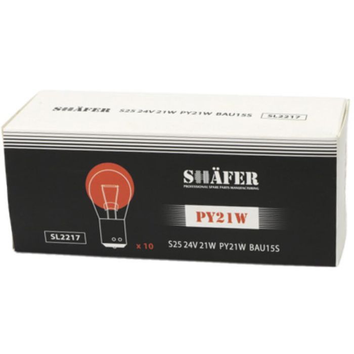 Автолампа SHAFER 24V21WPY21WBAU15S (SL2217) изображение 2