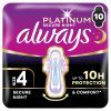 Гигиенические прокладки Always Platinum Secure Night (Размер 4) 10 шт. (8001841449906)