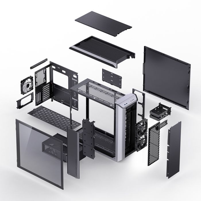 Корпус для ПК JONSBO D500 Silver зображення 12