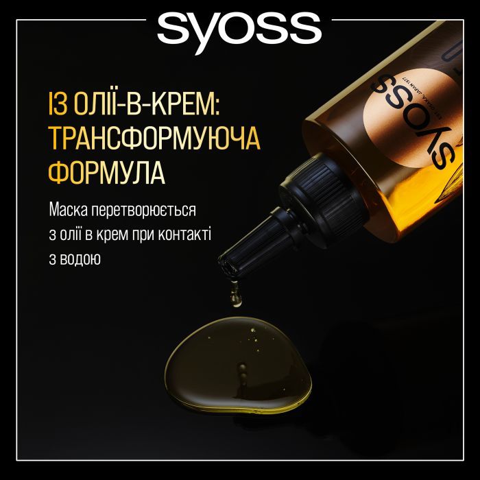 Маска для волос Syoss Oleo Intense для сухих и тусклых волос 200 мл (9000101712490) изображение 4