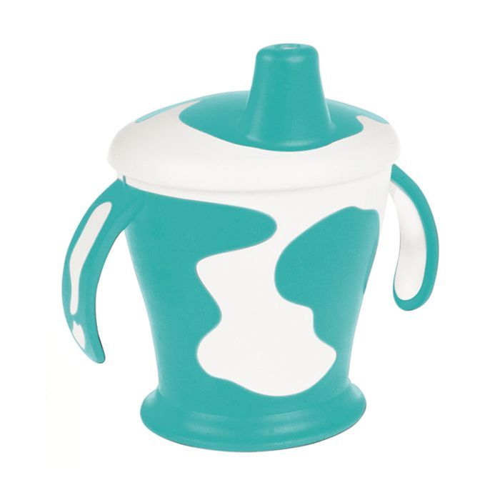 Поїльник-непроливайка Canpol babies Little Cow 250 мл бірюзова (31/404)
