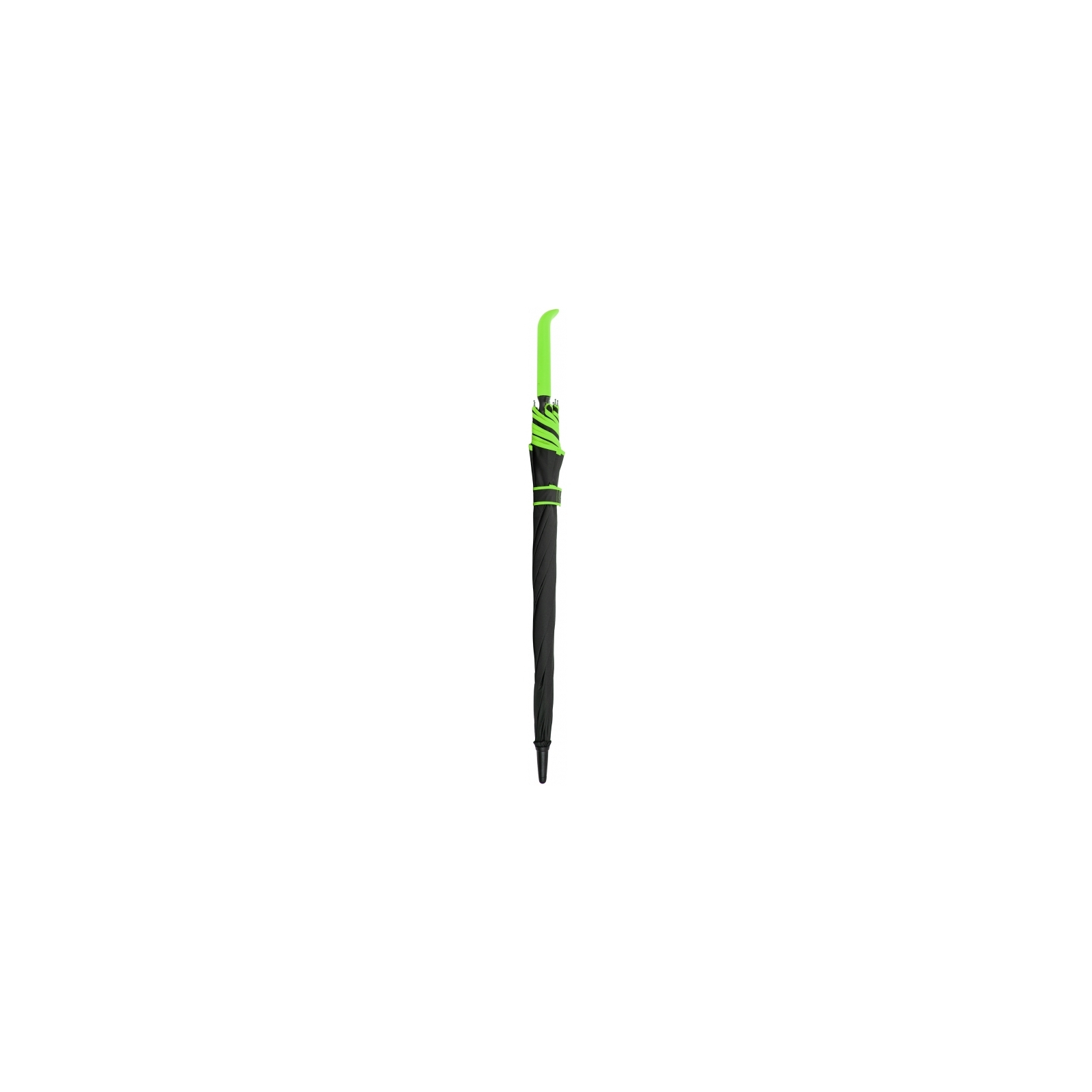 Зонт Optima Promo Next трость автомат, черно/зеленая (O98505) изображение 3