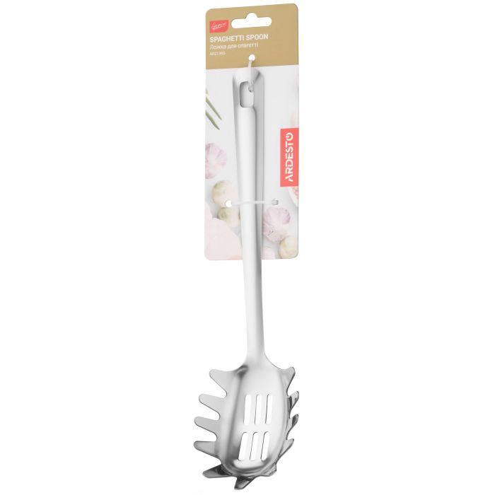 Ложка кухарська Ardesto Gemini Spaghetti Steel (AR2145S) зображення 3