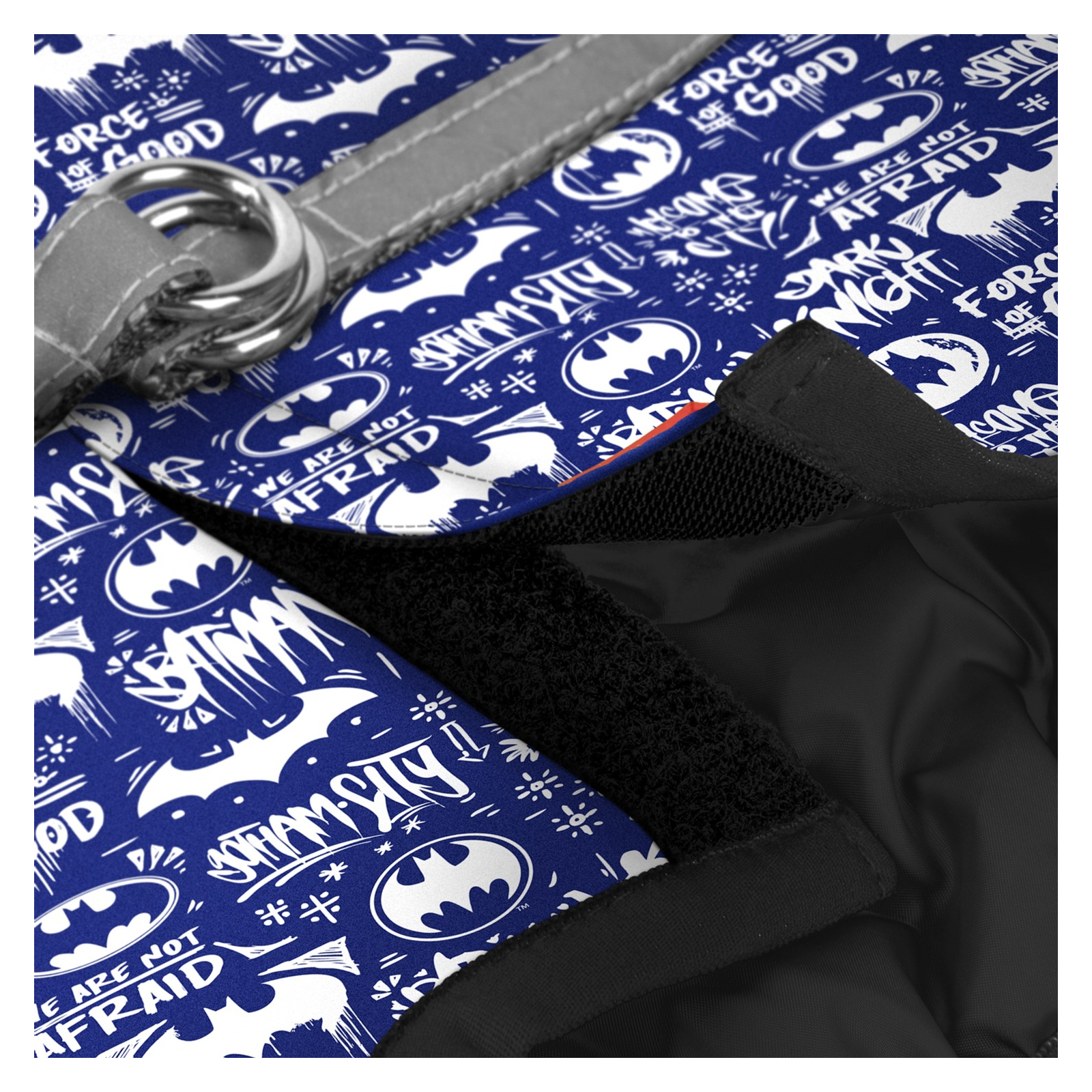 Шлея для собак WAUDOG Clothes з QR паспортом "Бетмен біло-блакитний" S1 (1011-4001) зображення 3