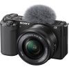 Цифровий фотоапарат Sony Alpha ZV-E10 kit 16-50mm Black (ZVE10LB.CEC) зображення 2