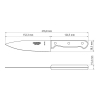 Кухонный нож Tramontina Polywood 152 мм Червоне Дерево (21131/176) изображение 2