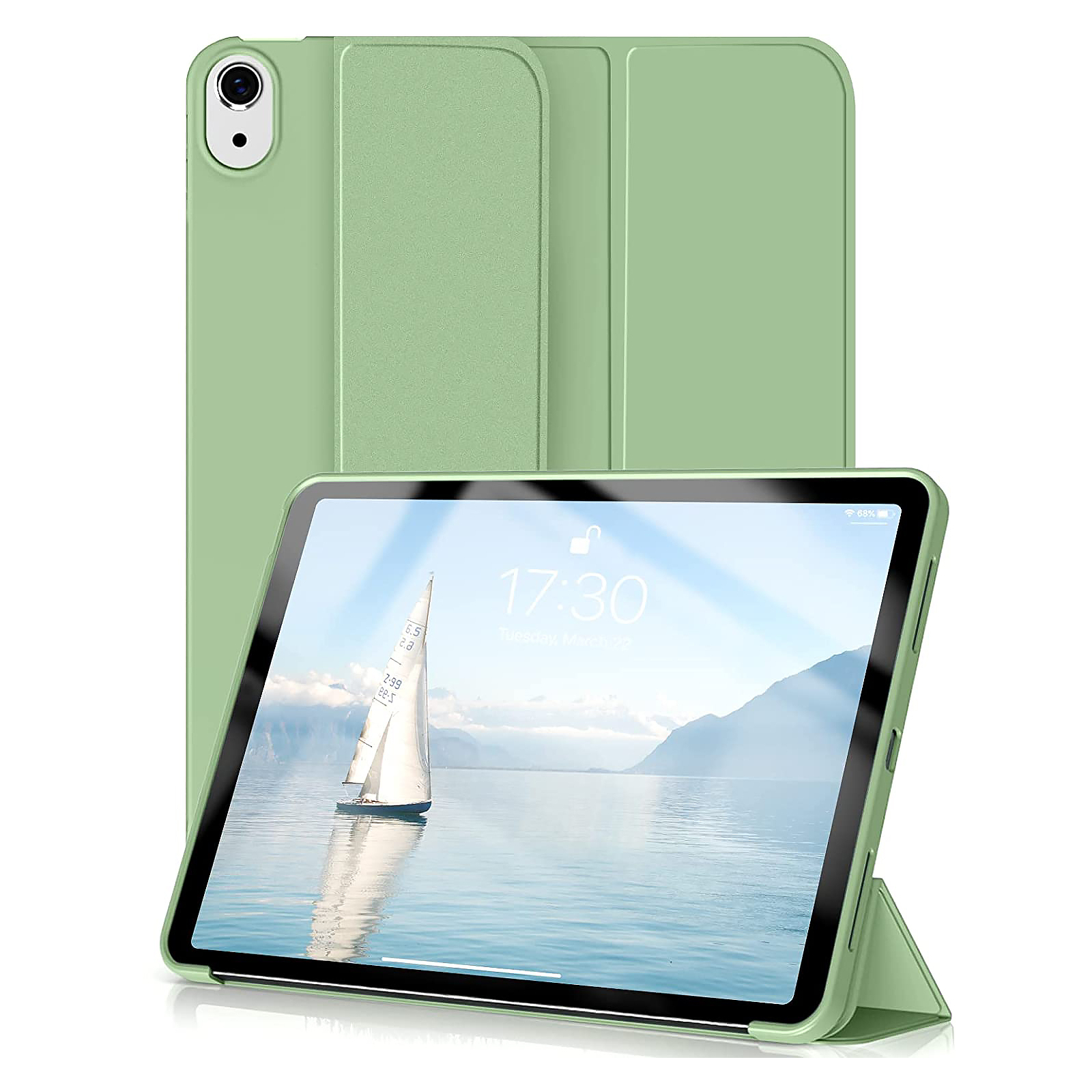 Чохол до планшета BeCover Tri Fold Soft TPU Silicone Apple iPad 10.9" 2022 Pink (708523) зображення 2