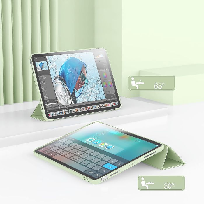Чохол до планшета BeCover Tri Fold Soft TPU Silicone Apple iPad 10.9" 2022 Purple (708524) зображення 4