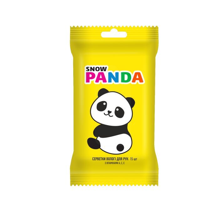 Детские влажные салфетки Сніжна Панда Kids Ромашка для рук 15 шт. (4820183970503)