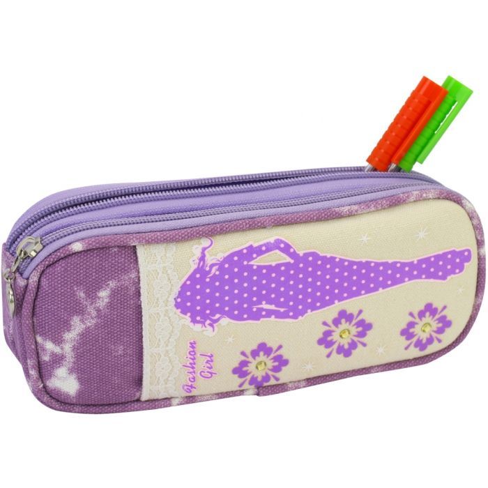 Пенал Cool For School 1 отделение Голубой (J-2392-blue) изображение 2