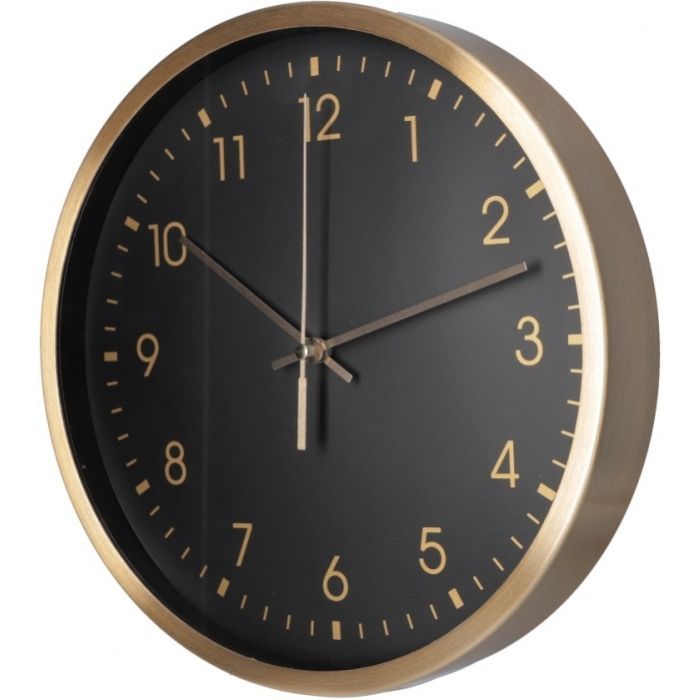 Настенные часы Optima Rich металлический, черный (O52088) изображение 2