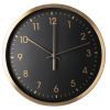 Настенные часы Optima Rich металлический, черный (O52088)