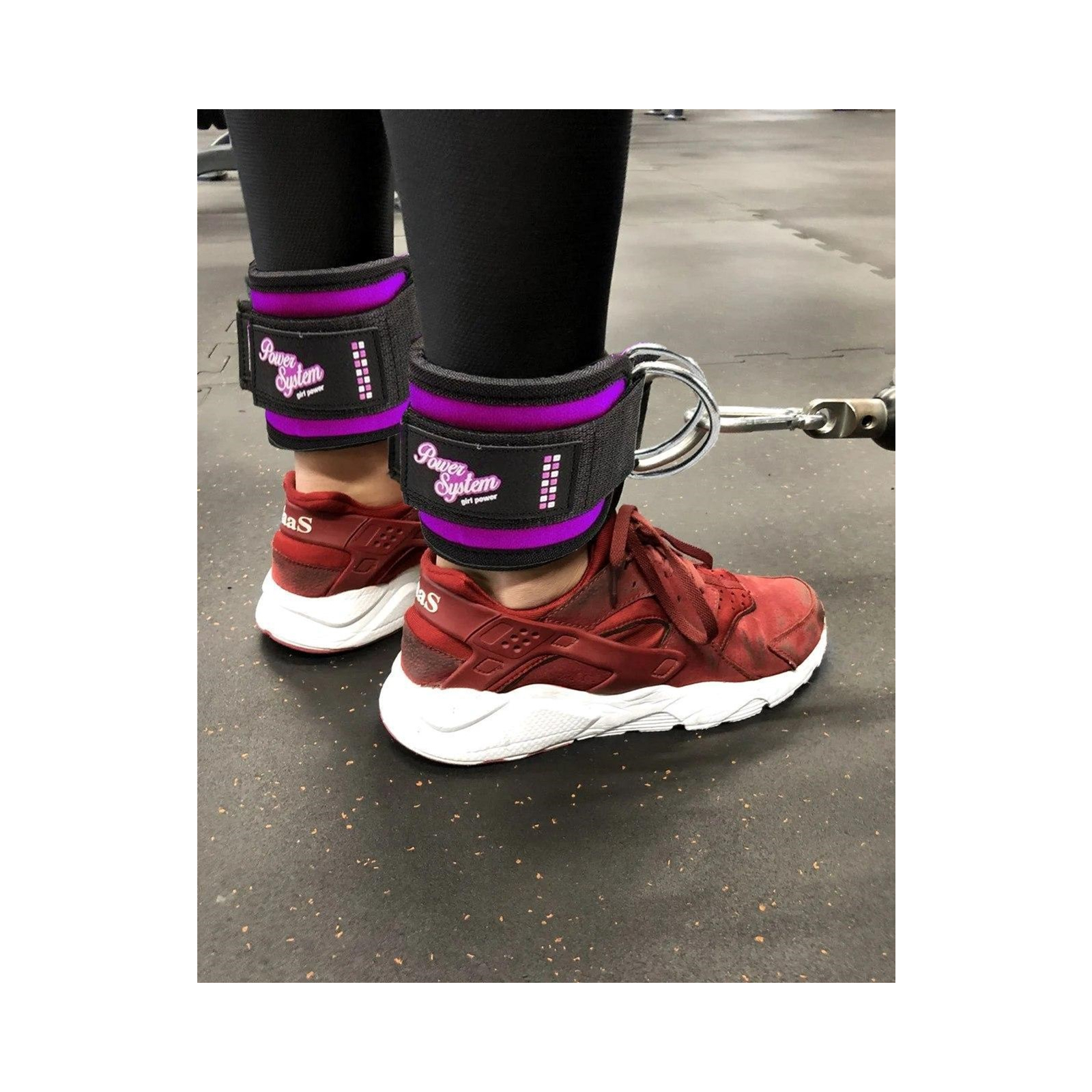 Манжета для тяги Power System Ankle Strap Gym Babe PS-3450 Purple (PS_3450_Purple) зображення 2