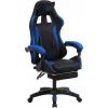Крісло ігрове GT Racer X-2324 Black/Blue (X-2324 Fabric Black/Blue) зображення 2