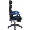 Крісло ігрове GT Racer X-2324 Black/Blue (X-2324 Fabric Black/Blue) зображення 3