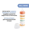 Пляшечка для годування Chicco Well-Being Colors з силіконовою соскою 2м+ 250 мл Помаранчева (28623.31) зображення 7