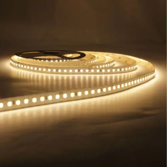 Светодиодная лента LED-STIL 3000K 12 Вт/м 2835 128 діодів IP33 24 Вольта 1700 lm тепле світло (DFP2835-128B3-IP33-24V) изображение 2