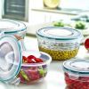 Пищевой контейнер Irak Plastik Fresh круглий 1,5 л прозорий (5226) изображение 4
