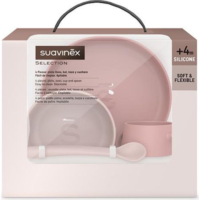 Набір дитячого посуду Suavinex Colour Essence рожевий (401543) зображення 3
