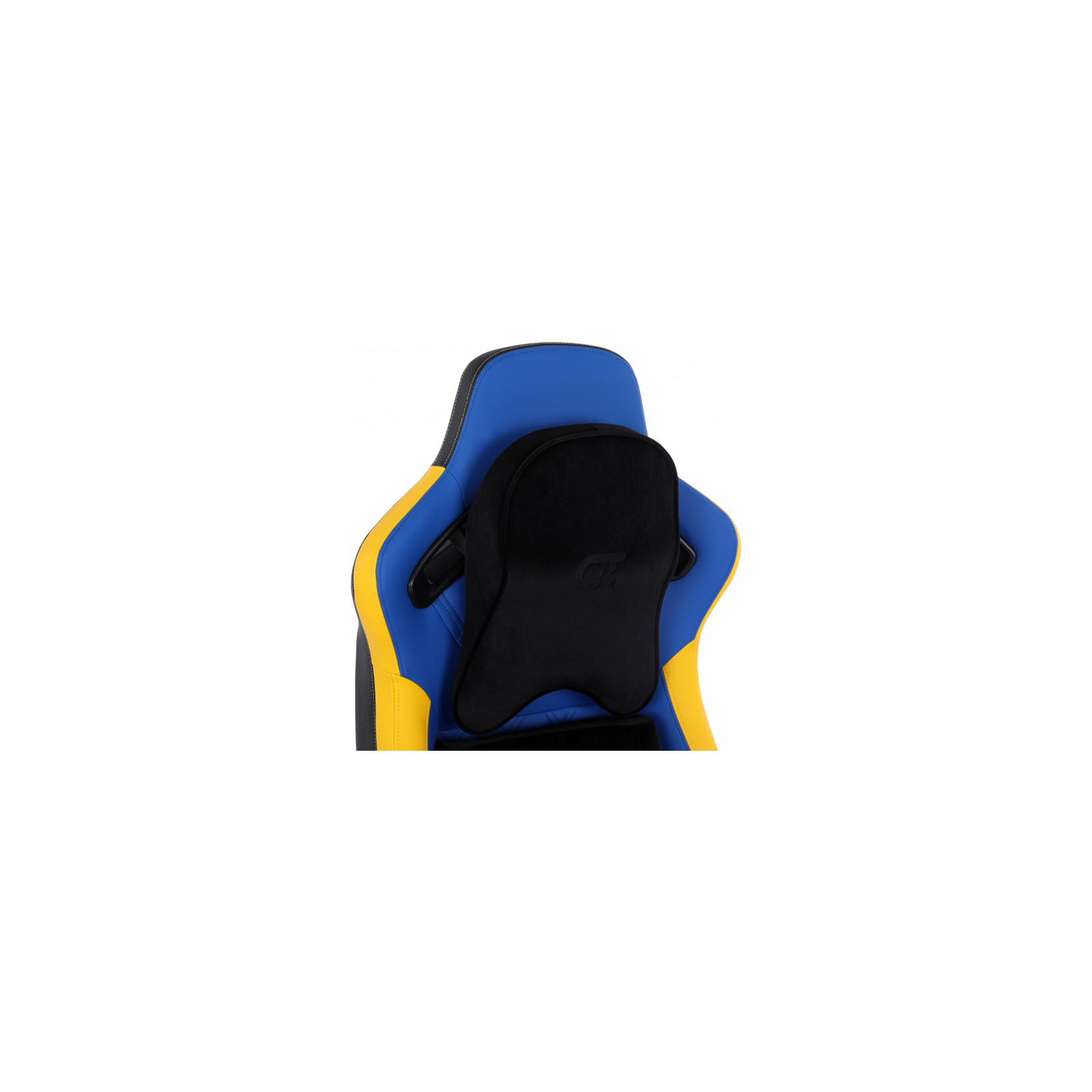 Кресло игровое GT Racer X-0724 Blue/Yellow изображение 10