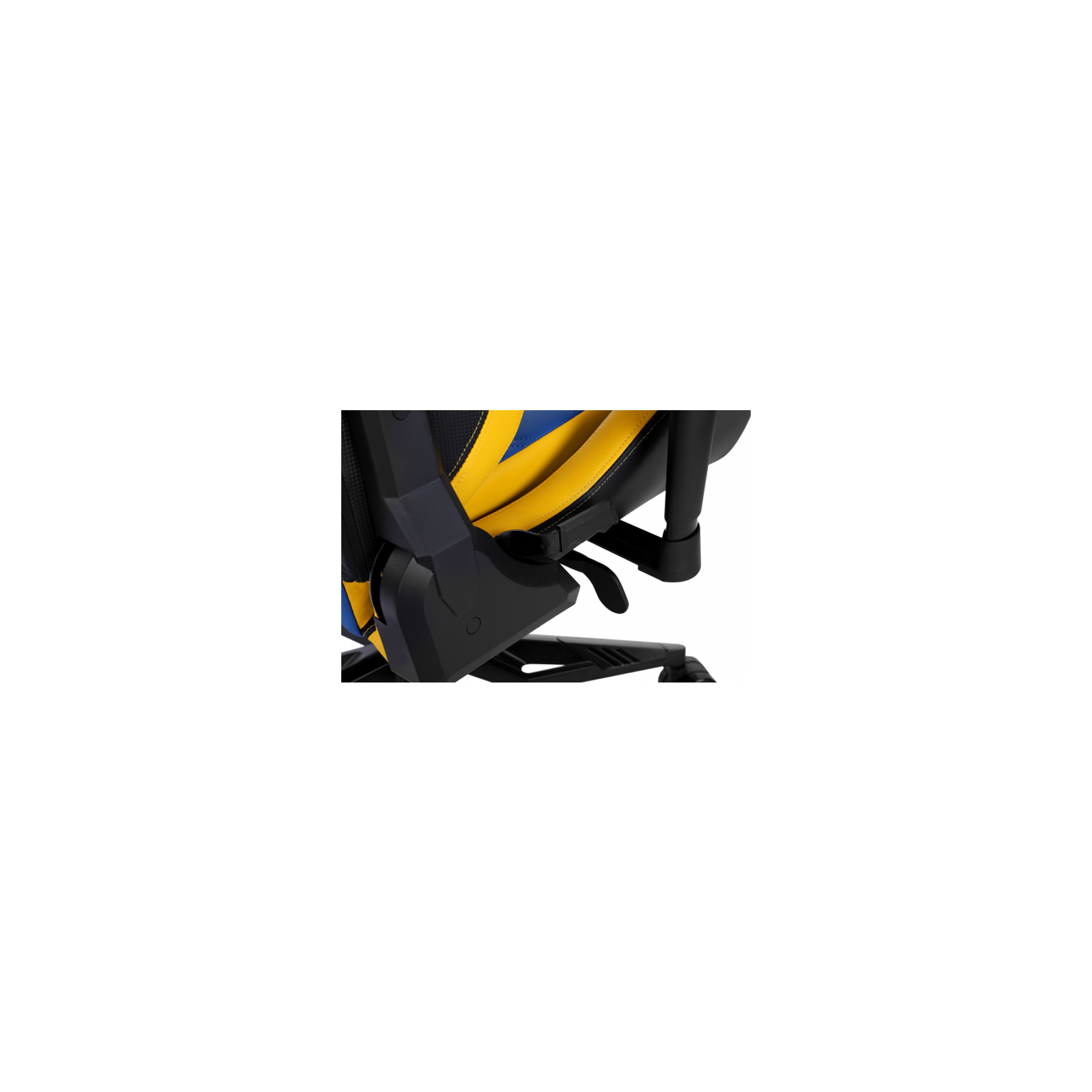 Кресло игровое GT Racer X-0724 Blue/Yellow изображение 11