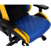 Крісло ігрове GT Racer X-0724 Blue/Yellow зображення 8