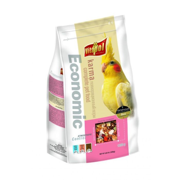 Корм для птиц Vitapol Economic для нимф 1.2 кг (5904479002266)