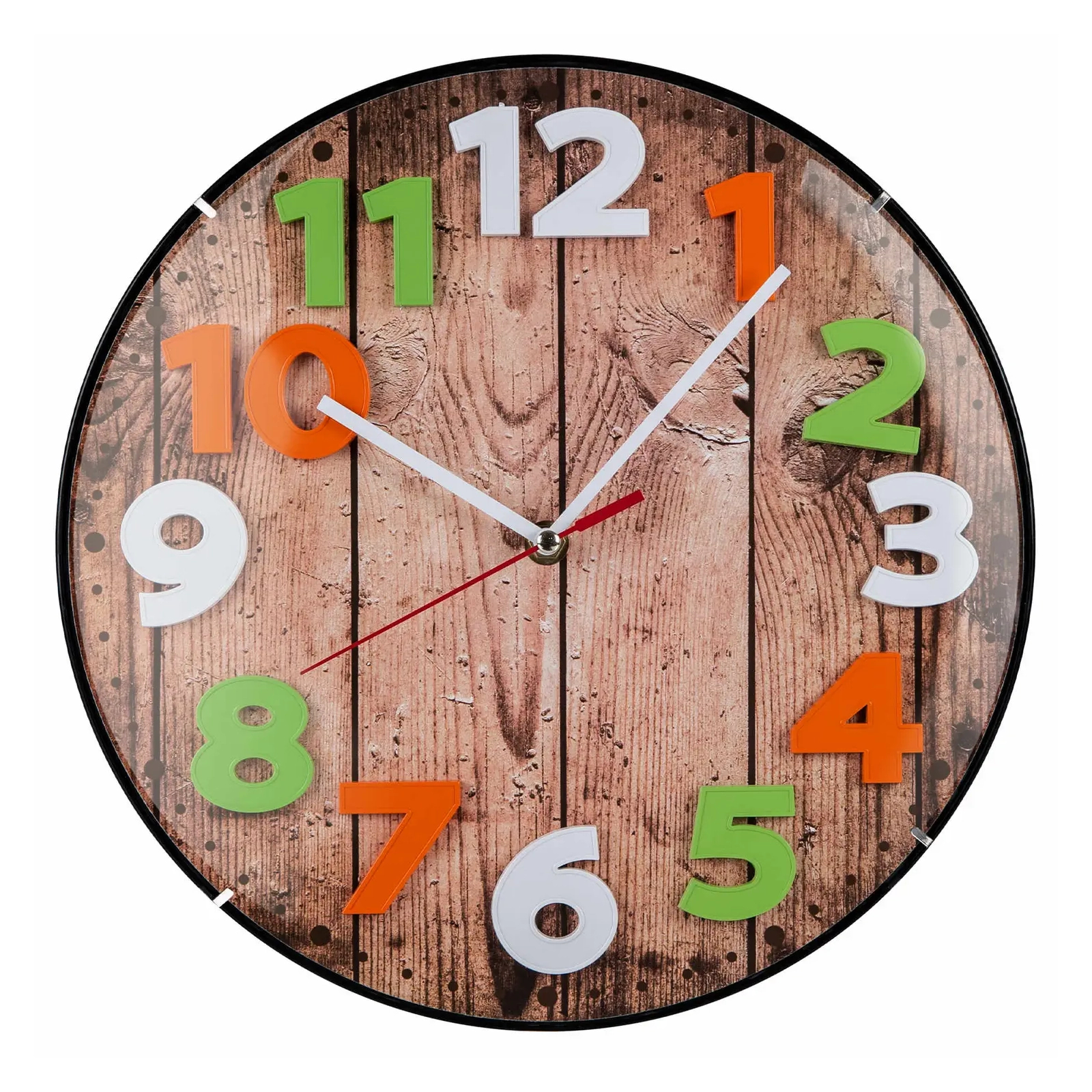 Настенные часы Technoline Wood Brown (WT7435) (DAS301308)