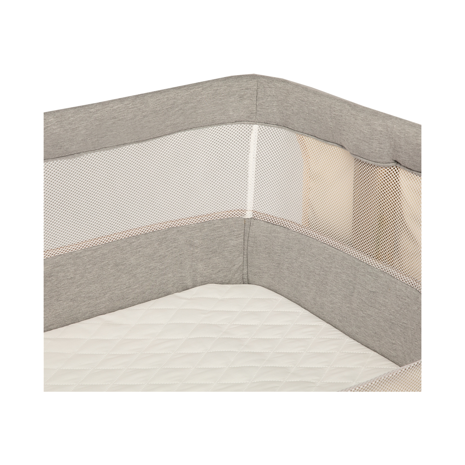 Кроватка Lionelo приставная Leonie Beige Sand (LO-LEONIE BEIGE SAND) изображение 8